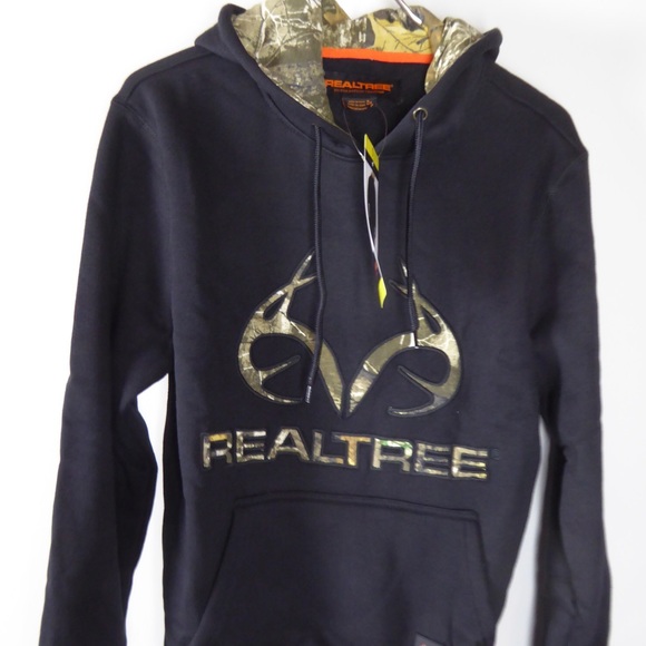 Realtree Camo Pullover Hoodie Hooded Sweatshirt Embroidered NWT Hunting - Picture 4 of 8